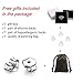 Casfine Silver Ear Stubs Birthstone Stud Earrings Round Cubic Zirconia September Birthstone Stud Earrings Gifts for Women