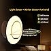 WisHome USB Rechargeable 30 LEDs Motion Sensor Light 360 Degree Rotatable Stick-on Anywhere LED Night Light with Magnet and 3M Adhesive Tape for Bedroom Living Room Kid’s Room Hallway Warm White