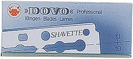 DOVO Solingen - Razor blades long for Shavette, 10 pieces, 201014