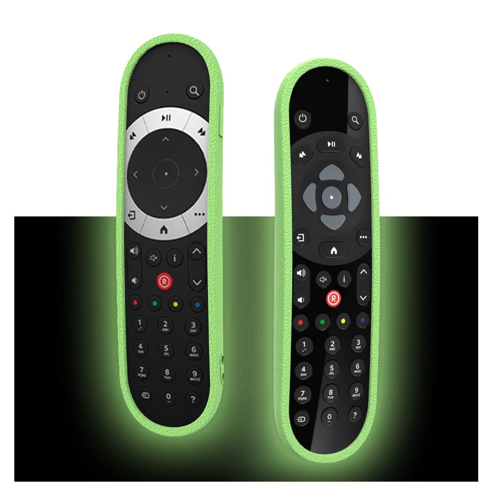 Protective Cover for SKY Q Remote Control Box Touch/Non-Touch Remote, Sky Glass Remote, Stream TV Remote, Skin-Friendly Anti-Lost With Shockproof Cover for Sky Remote, Luminous Green