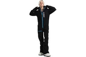 BSASB Ski Suits Women One Piece Snow Suits Waterproof Windproof Women Snowsuit Insulated Ski Jumpsuit for Snow Sports