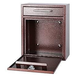 KYODOLED Steel Key Lock Mail Boxes Outdoor,Locking