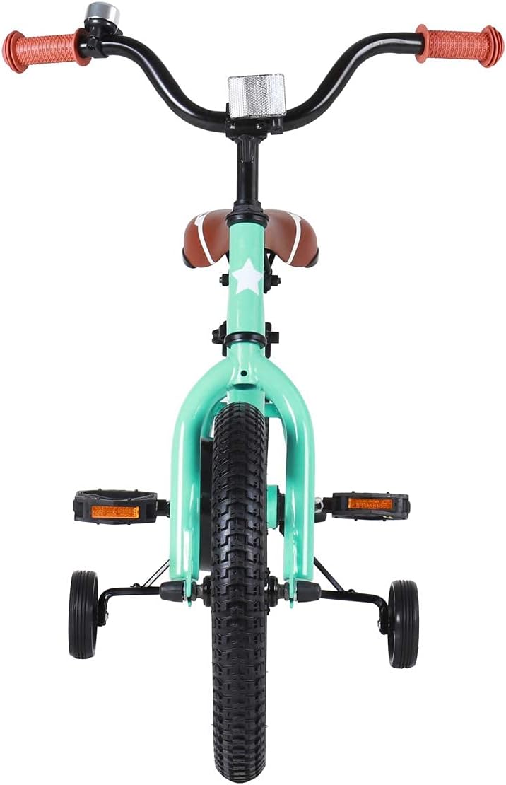 JOYSTAR Totem Kids Bike for 2-9 Years Old Boys Girls BMX Style Bicycles 12 14 16 18 Inch with Training Wheels, 18 Inch with Kickstand and Handbrake Children Bikes, Blue Ivory Pink Green Silver : Sports & Outdoors