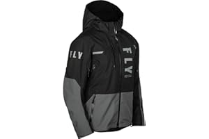 Fly Racing Carbon Snow Jacket Shell – Men's Winter Ski, Snowboard, Snowmobile Jacket, Waterproof Breathable Snow Gear