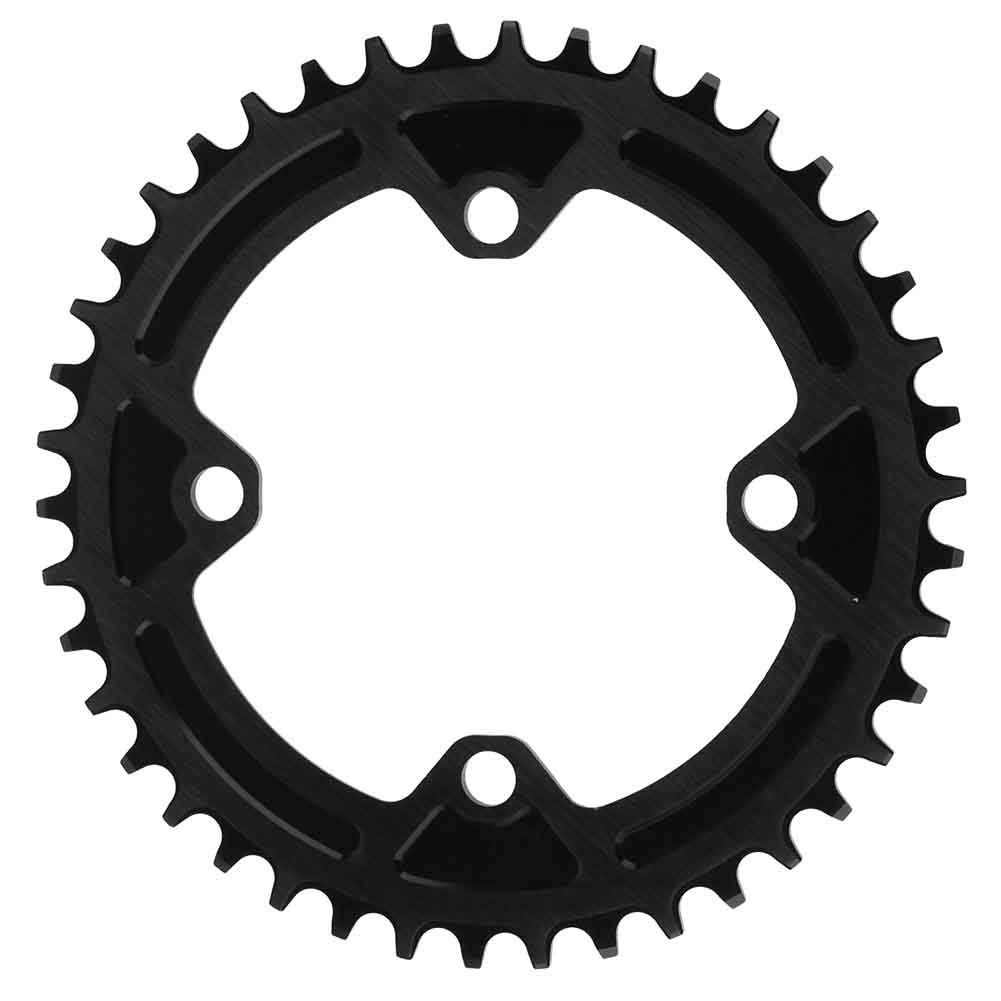 POENVFPO Bike Chainring, BCD 104MM 40T 42T Narrow Wide Chainring Crank Plates for Crankset AM/XC Bike (42T disc (104BCD))