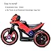 Costzon Kids Motorcycle 6V Bicycle 3 Wheels Battery Powered W/ MP3 for Boys & Girls, Children Electric Ride on (Red & Black)
