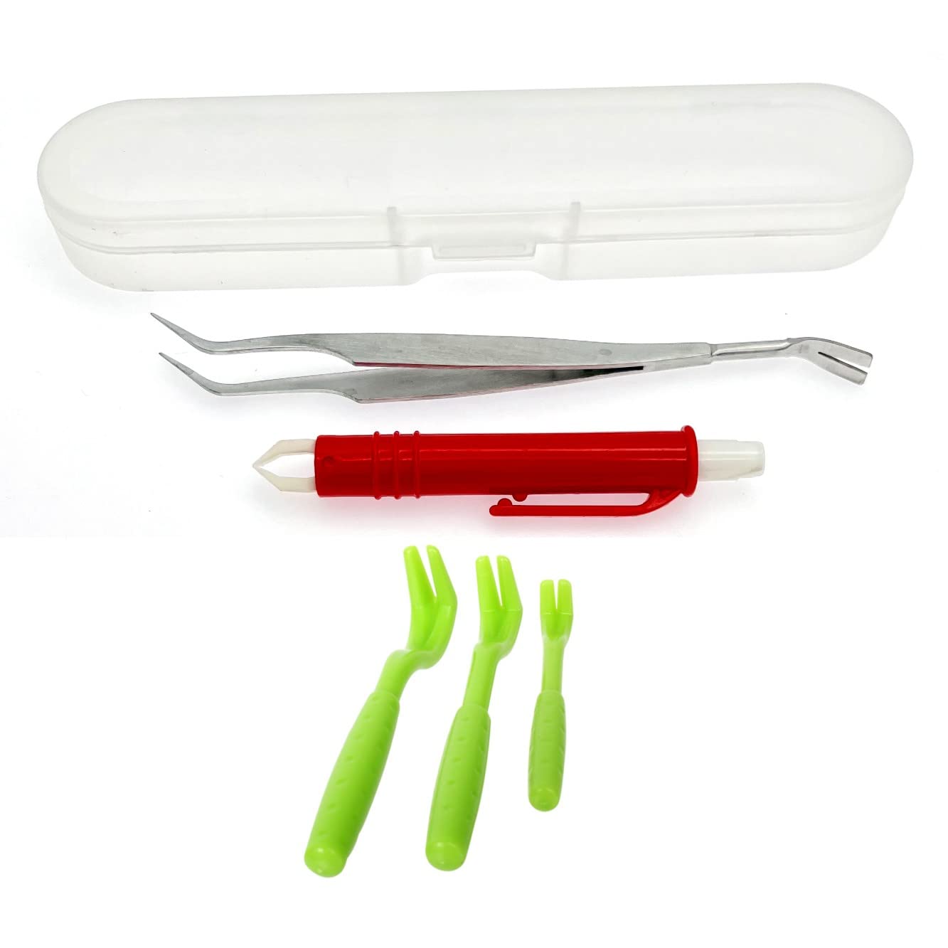 JZK 5 in 1 Tick remover Kit, tick remover tools for dogs, tick hook for dogs and cat, tick pliers, tick pickers, tick remover tool, pet tick extractor tool, tick tweezer