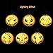 LEDMOMO Halloween Pumpkin Lanterns Jack O Lantern Halloween LED Lights for Halloween Party Outdoor Indoor Decorations 6 Pack
