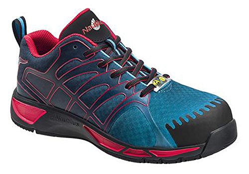 Nautilus N2423 Men's Advanced ESD Carbon Composite Fiber Toe No Exposed Metal Safety Toe Athletic Shoe, Blue - 13M