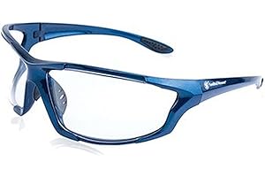 Smith & Wesson Major Full Frame Shooting Glasses with No-Slip Rubber,Impact Resistance & Storage Bag for Working,Everyday Use