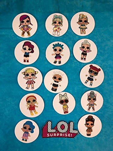 LOL Surprise Dolls Lot Of 15 Stickers, Decorations, New
