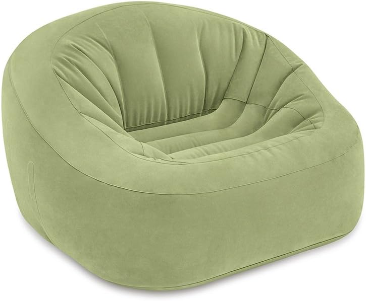 Intex Beanless Bag Club Chair, Inflatable Chair, 42" X 41" X 27"