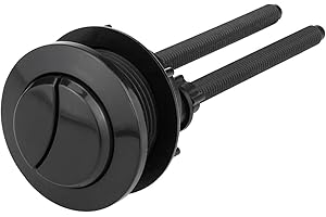 JUSTAUS (medium size: 46mm1.81 inches Thread: 46-56mm1.81-2.2 inches) 1 double toilet flush button circular head for bathroom toilet water tank maintenance