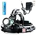 Enjoydeal 3000Lm CREE XML T6 LED Rechargeable Zoom Headlamp HeadLight Blue US Charge