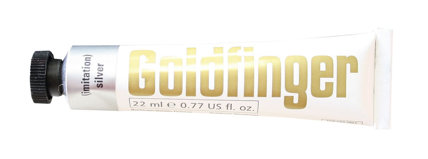 Daler-Rowney Goldfinger Gilding Colours, Aluminium Tube, 0.74oz - 22 ml, Silver Imitation, 22 ml (Pack of 1) - Image 3