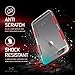 Ghostek Cloak Series for Apple iPhone 6 Plus Slim Protective Armor Case Cover Tempered Glass (Red)