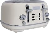 Charles Bentley Kettle And Toaster Set Cream Chrome 4 Slice 360 Base view 6