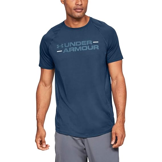 magliette under armour uomo blu