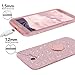Galaxy A5 2016 Case,Silverback Girls Bling Glitter Sparkle Cute Phone Case With 360 Rotating Ring Stand, Soft TPU Outer Cover + Hard PC Inner Shell Skin for Samsung Galaxy A5 2016 -Rose Gold
