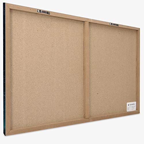 51hym2I %2BVL Navaris Magnetic Dry Erase Board - 24 x 36 inches Decorative White Board for Wall with Printed Design, Includes 5 Magnets and Marker - Starry Sky - Image 5