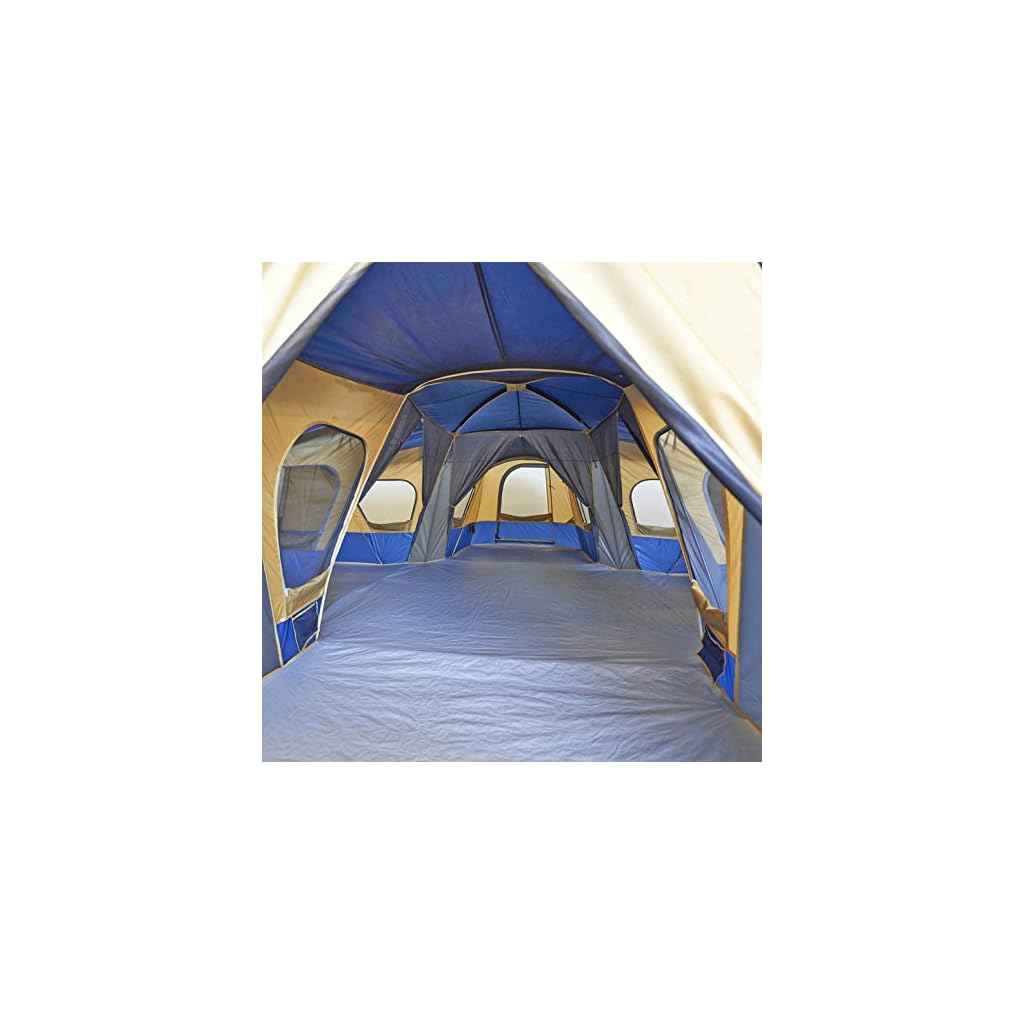 Family Cabin Tent 14 Person Base Camp 4 Rooms Hiking
