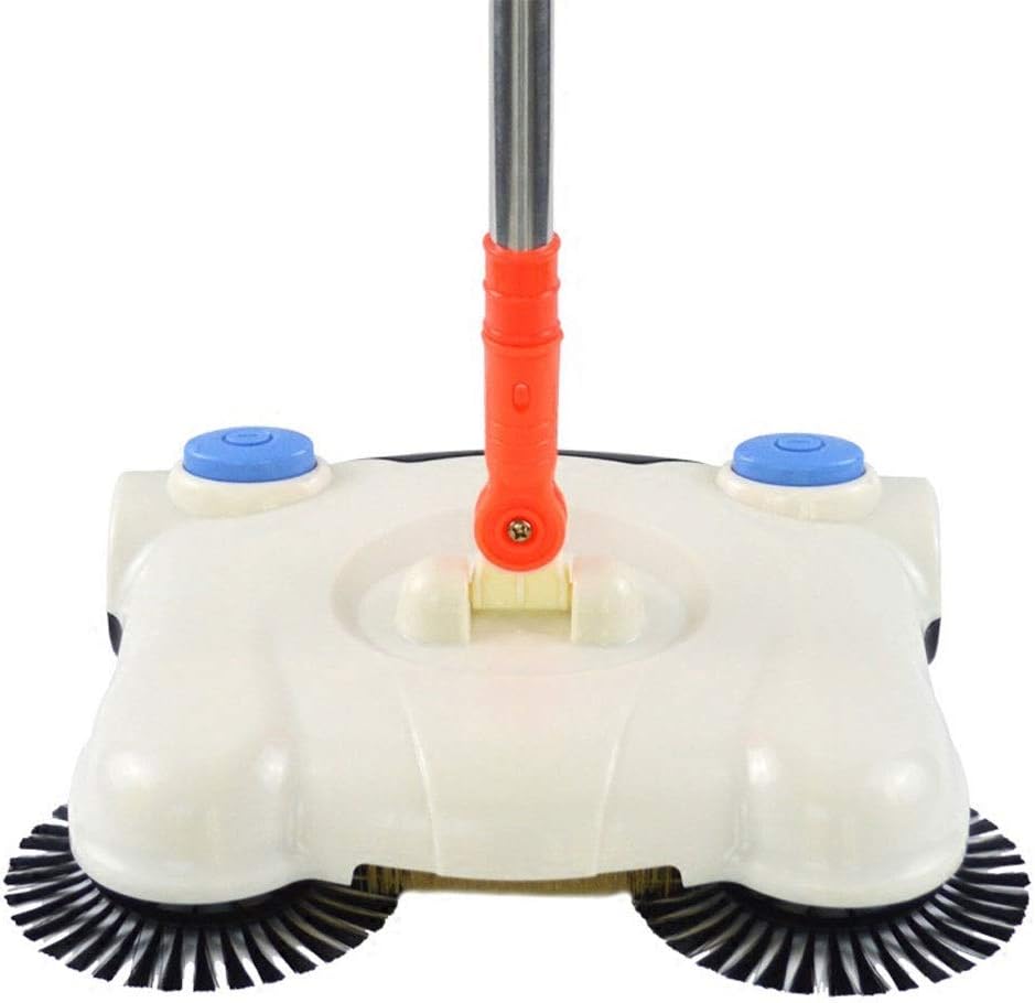 Minamoto Chisei Manual Floor and Carpet Sweeper Lightweight Multi Surface Cleaner Floor, Lightweight, Powerful Performance