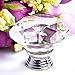 Crystal Knobs Yazer Pack of 25 Clear 30MM Diamond Shape Home Decoration Knobs and Handles for Cabinet,Drawer,Dresser,Cupboard,Bin