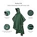 Rain Poncho,Rain Ponchos for Adults Men Women Hooded,Lightweight Reusable