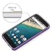 Nexus 5X Case, DGtle Anti-Scratches TPU Gel Premium Slim Flexible Soft Bumper Rubber Protective Case Cover for LG Google Nexus 5X (Purple)