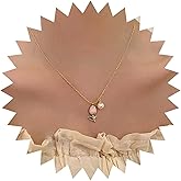 Vacaonio Boho Tulip Flower Pendent Necklace Pearl Flower Necklace Pink Tulip Necklace Tulip Bulbs Necklace Enamel Floral Necklace Jewelry for Women