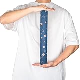 Topeedy Blue Star Pattern Wrapping Paper Roll 43cm x 15m Kraft Gift Wrap view 8