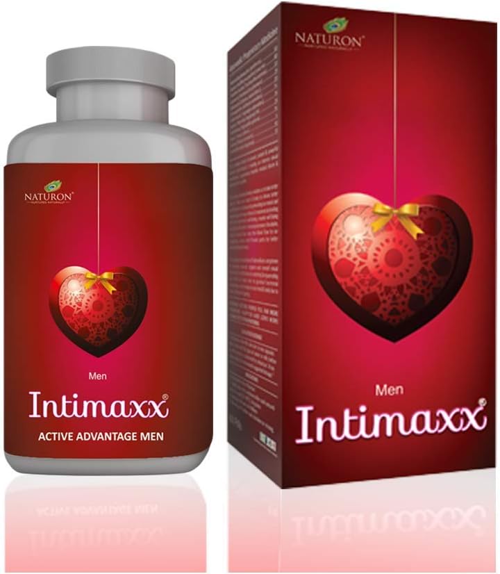 Naturon Intimaxx with Ashwagandha Safed Musli with 10 Powerful Natural Herbs Strength Stamina and Power (60 Capsules)