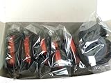 Gorilla Supply New 6 Pack Sharp El 1197piii Ribbon Calculator Compatible Spool for Nukote Br80c Gr24 11216 R3027 Epcbr Ink Ribbons El 1197 P, El 1197 P Ii, El 1630 (Black and Red)