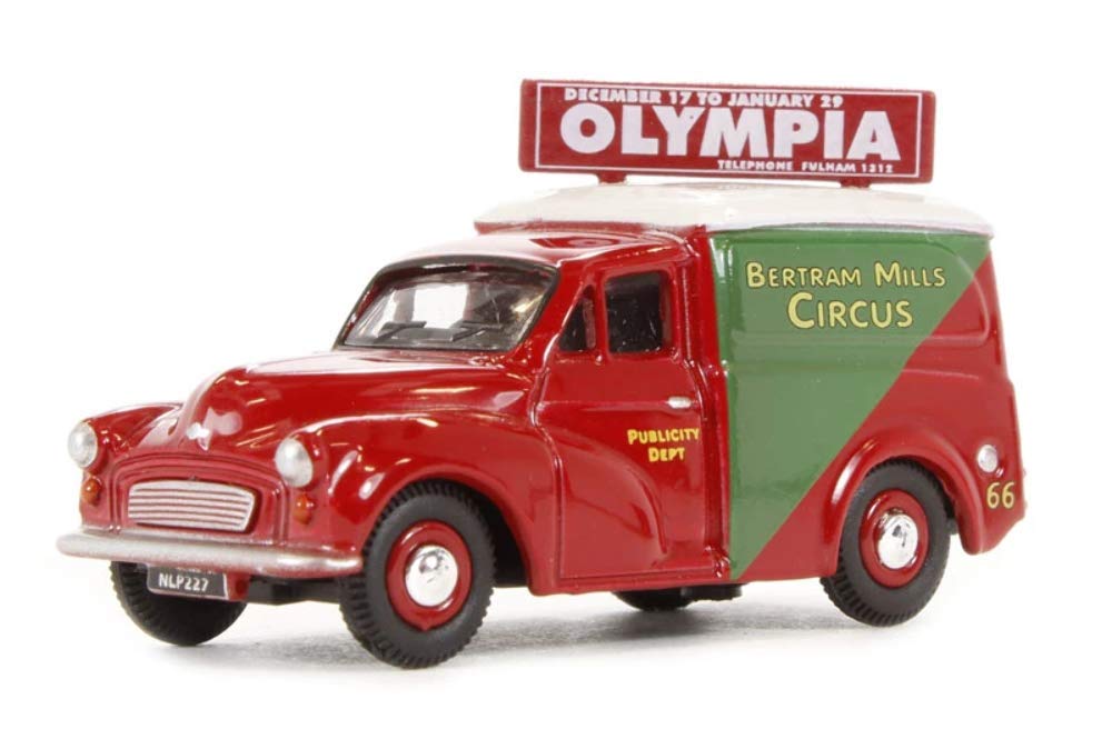 Oxford Diecast 1:76 Bertram Mills Morris 1000 Collectable model 76MM058