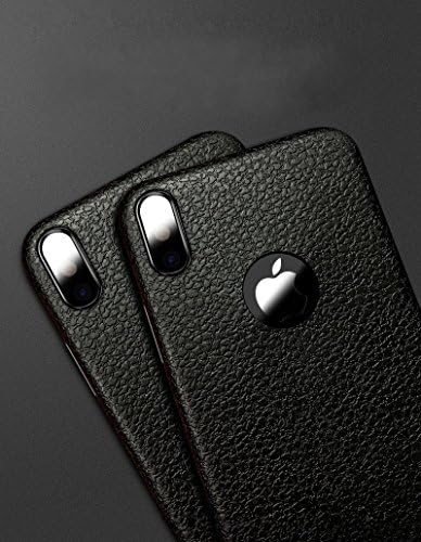 iPhone X Case- Ultra Thin + Slim Fit Shell +Soft Protective Mobile Cover +Non-Slip Grip Finish Surface for Apple iPhone X - Matte Black - Phone cover