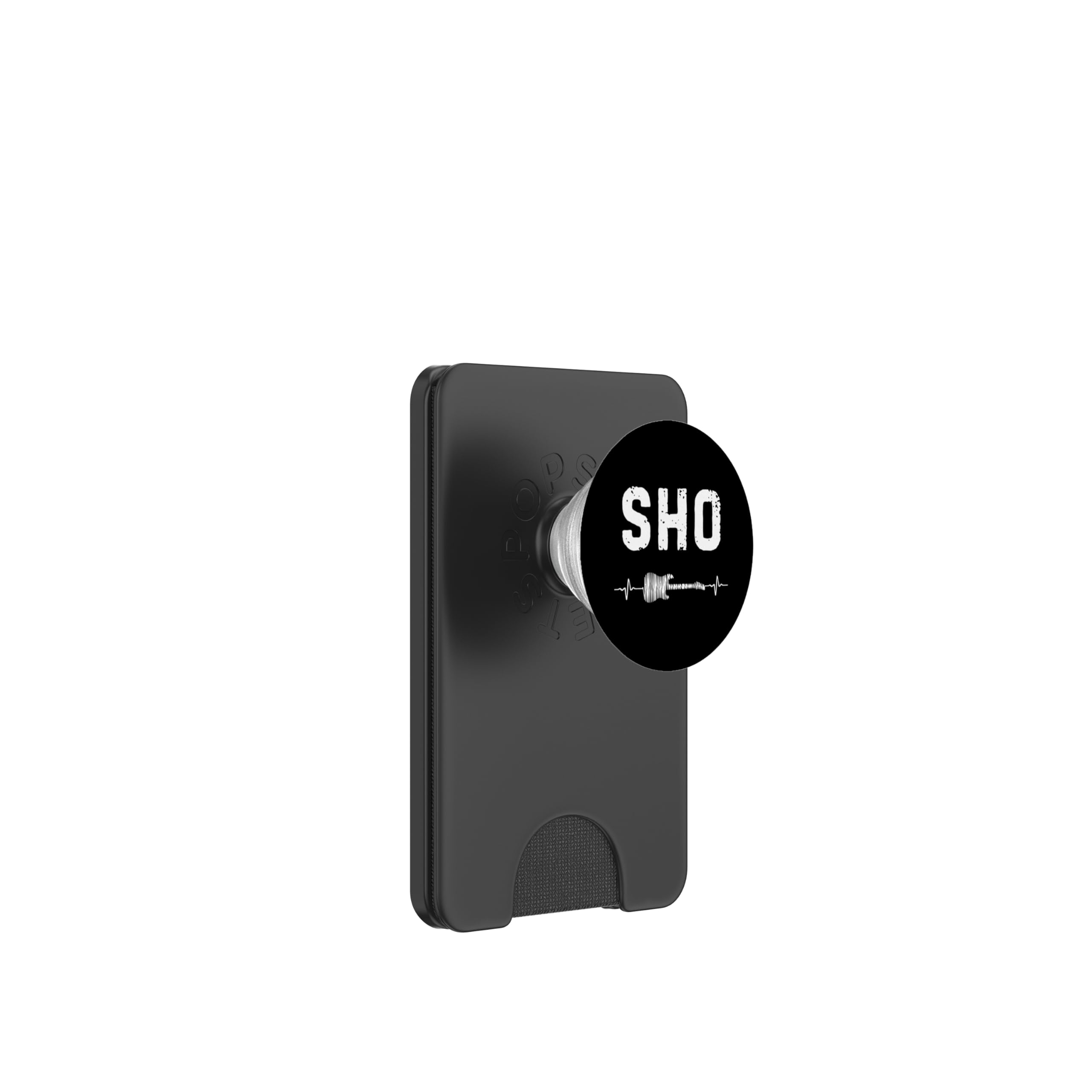 Sho Guitar Heartbeat Music Guitarist Retro Vintage PopSockets PopWallet for MagSafe