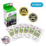 WOWMAZING Giant Bubble Refill Powder Mix - 6 Packets Makes 6 GALLONS | Made in USA | Turns Dish Detergent into Big Bubbles | Non Toxic Safe & Natural | Birthdays, Outdoor Family Fun for Girls and Boys