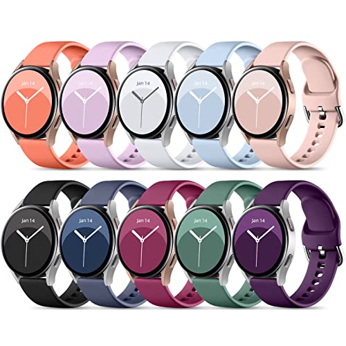 10 Pack Band Compatible with Samsung Active 2 Watch