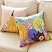 Sykting Farmhouse Pillow Covers 18x18 inch Patterned Throw Pillow Cases Set of 5 Decorative for Indoor Outdoor Colorful
