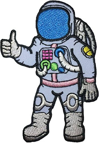 Arrow space human size 3.5 x 2.5 inch biker heavy metal Horror Goth Emo Rock Logo Jacket Vest shirt hat blanket backpack T shirt Patches Embroidered Appliques Symbol Badge Cloth Sign Costume Gift