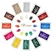 Ink Pad Stamps, Ubegood Stamp Pad DIY 12 Colors Crafts Ink Pads for Kid's Rubber Stamp Scrapbooking Card Making Beautiful Water-Soluble Colors-Pack of 12