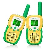 Lydaz Walkie Talkies for Kids, 22 Channels 2 Way Radio 3 Miles Range Long Distance with 2 Inch Backlit LCD Flashlight Toys for Kids Boys Girls Age 3 4 5 6 7 8 9 Outdoor Adventures Camping