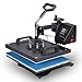 Superland Power Heat Press 5 in 1 Industrial-Quality 12-by-15-Inch Multifunctional Sublimation T-Shirt Hat Mug Heat Press Machine (5 in 1: 12