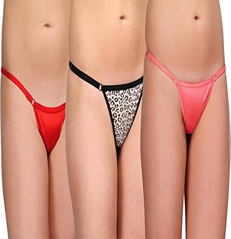 Women's Thong Multicolor Panty