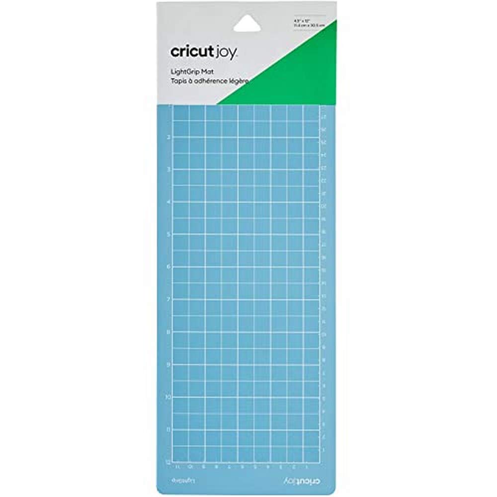 Cricut 2007966 Joy LightGrip Mat, 11.4 cm x 30.5 cm (4.5" x 12"), Blue, Large