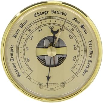 Ajax Scientific Dual Aneroid Barometer Dial, 72mm Diameter: Science Lab ... - 51hyyUxpYLL. SX342 