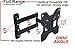 Husky Mounts Full Motion Wall Mount Bracket & Arm for TVs/Monitors, Fits Most 24