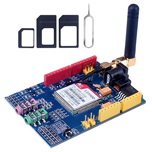 ETbotu SIM900 850/900/1800/1900 MHz GPRS/GSM Development Board Module Kit Arduino