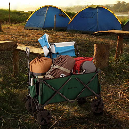 Woods Outdoor Collapsible Wagon Heavy Duty Folding Utility Wagon