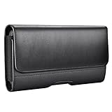 Samsung Galaxy S7 Holster Case, Mopaclle Leather Belt Clip Case Holster Pouch Carrying Cover with Built In ID Card Slots for Samsung Galaxy S7, S6 (Fits Phone with a Thin Case On)